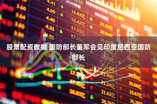 股票配资数据 国防部长董军会见印度尼西亚国防部长